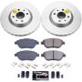 PowerStop CRK6426 Genuine Geomet Coated Rotor and Carbon-Fiber Ceramic Brake Pad Kit