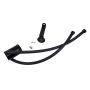 J&L 20-21 Chevy Silverado/GMC Sierra 2500/3500 6.6L Drivers Side Oil Separator 3.0 - Black Anodized