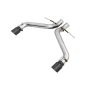 AWE Tuning 3020-33053 16-19 Chevrolet Camaro SS Axle-back Exhaust - Track Edition (Diamond Black Tips)