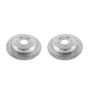 PowerStop JBR1384XPR PowerStop Evolution Performance Drilled, Slotted & Plated Brake Rotor Pair