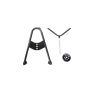 Fabtech FTT10002BK Spare Tire Mount Kit