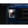 Raxiom T542715 15-17 Ford F-150 Projector Headlights w/ LED Accent- Chrome Housing (Clear Lens)