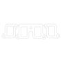 Cometic Gasket C5776-064 Cometic Buick BB V8 .064in ArmorCore Exhaust Mani Gskt Set-1.234in x 1.890in