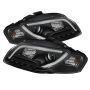 SPYDER 5071842 Projector Headlights - Light Tube - DRL - Black