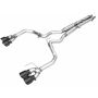 AWE Tuning 3020-43650 AWE 2024 Ford Mustang GT Fastback S650 RWD Track Edition Catback Exhaust w/ Quad Diamond Black Tips