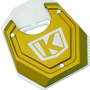 Kuryakyn 3841 Lodestar Kickstand Shoe Gold