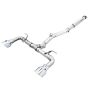 AWE Tuning 3020-32279 AWE Subaru BRZ/ Toyota GR86/ Toyota 86 Track Edition Cat-Back Exhaust- Chrome Silver Tips