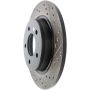 StopTech 04-10 Mazda3 Slotted & Drilled Left Rear Rotor
