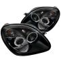 SPYDER 5011190 Projector Headlights - LED Halo - Black
