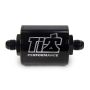 Ti22 PERFORMANCE TIP5526 6 AN Fuel Filter Short Style 100 Micron Black