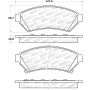 Stoptech 308.10750 Street Brake Pads
