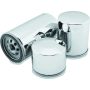 TwinPower 603600 Twin Power Twin Cam and M8 Chrome Magnetic Oil Filter Replaces H-D 63798-99 with Backflow Valve
