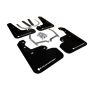 Rally Armor MF45-UR-BLK/WH Black Mud Flap/White Logo