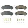 PowerStop 17-2216 PowerStop - Z17 Low-Dust Ceramic Brake Pads with Hardware