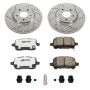PowerStop K1610-26 Z26 Street Performance Ceramic Brake Pad and Drilled & Slotted Rotor Kit