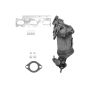AP Exhaust CATCO 774129 CARB (CA, CO, NY, ME) Compliant Direct Fit OBDII Manifold Converter