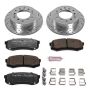 PowerStop K2405-36 Z36 Truck and SUV Carbon-Fiber Ceramic Brake Pad and Drilled & Slotted Rotor Kit