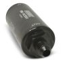 Russell 750601 Performance Profilter Fuel Filter 6.25in Long 10 Micron -6AN Inlet -10AN Outlet - Black