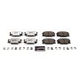 PowerStop Z36-734 PowerStop - Z36 Truck and SUV Carbon-Fiber Ceramic Brake Pads with Hardware Kit