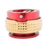 NRG Quick Release Kit - Pyramid Edition - Red Body / Chrome Gold Pyramid Ring