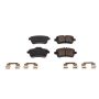 PowerStop 17-1630A PowerStop - Z17 Low-Dust Ceramic Brake Pads with Hardware