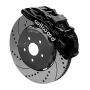 Wilwood 140-15431-D SX6R Front Brake Kit 15in Lug Drive Slotted/Drilled Black w/ Lines 10-14 Chevrolet Camaro SS