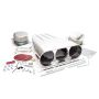 RACING POWER CO-PACKAGED RPCR5239 Streetscoop Polished Finned Dual 4 Barrel