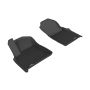 3D MAXpider 2017-2020 Audi Q7/Q8 Kagu 1st Row Floormat - Black