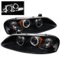 SPYDER 5009623 Projector Headlights - LED Halo - Black