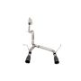 CORSA Performance 21122BLK Corsa 2007-2018 Jeep Wrangler JKU 3.6L Sport 2.75in Cat-Back Exhaust w/ Single 4in Black Tips