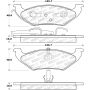 Stoptech 308.07150 Street Brake Pads