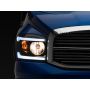 Raxiom R131480 06-09 Dodge RAM 1500/2500/3500 Axial Headlights w/ SEQL LED Bar- Blk Housing (Clear Lens)
