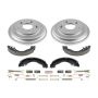PowerStop KOE15398DK Power Stop 12-15 Honda Civic Coupe Rear Autospecialty Drum Kit