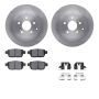 Dynamic Friction 6512-59414 Rotor Kit