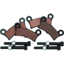 TwinPower 592336 Twin Power 09-13 Trike Models Sintered Brake Pads Replaces H-D 83911-09