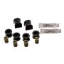 Energy Suspension 90-97 Mazda Miata Black 12.5mm Rear Sway Bar Bushings (includes Sway Bar End Link