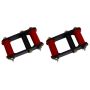 Rugged Ridge 18265.04 HD Front & Rear Leaf Spring Shackles 55-75 CJ