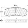 Stoptech 305.06060 Street Select Brake Pads - Front