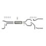 Diamond Eye Performance K3522A Diamond Eye KIT 3-1/2in CB SPLIT DUAL GAS AL: NISSAN TITAN 5.6L 07-10