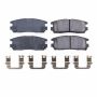 PowerStop 17-580 PowerStop - Z17 Low-Dust Ceramic Brake Pads with Hardware