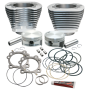 S&S Cycle 910-0199 99-16 BT Replacement 3-7/8in Bore Cylinder & Piston Kit For S&S 106in Stroker Kit - Silver