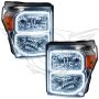 Oracle Lighting 8158-335 2011-2016 Ford F-250/350 Superduty LED Halo Headlights - (Chrome Housing)