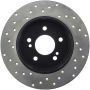 Stoptech 128.35012L Drilled Sport Brake Rotor