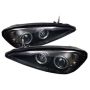 SPYDER 5011640 Projector Headlights - LED Halo - Black