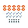 ALLSTAR PERFORMANCE ALL18684 Countersunk Bolt Kit Orange 10pk