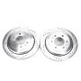 PowerStop AR85124XPR PowerStop Evolution Performance Drilled, Slotted & Plated Brake Rotor Pair