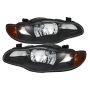 Xtune Chevy Monte Carlo 00-05 Crystal Headlights Black HD-JH-CMC00-AM-BK