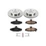 PowerStop KOE1531 OE Stock Replacement Low-Dust Ceramic Brake Pad and Rotor Kit