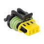 NAMZ ND-15336029-B 06-23 V-Twin Delphi OEM Speedometer Sensor/Siren Connector w/Terminals (HD 72064-06)