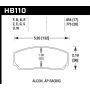 Hawk Performance HB110Z.654 Performance Ceramic Disc Brake Pad